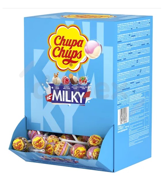 Chupa Chups Lizak Milky Karton (100*12g)/6 IMP