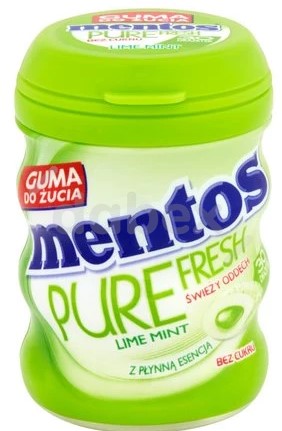 Mentos Pure Fresh Lime Bottle 60g