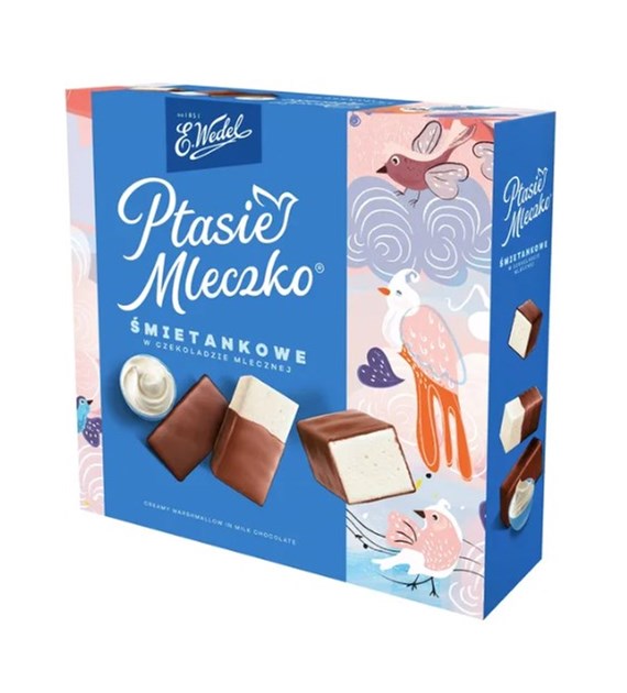 Wedel Ptasie Mleczko Śmietankowe 340g/18