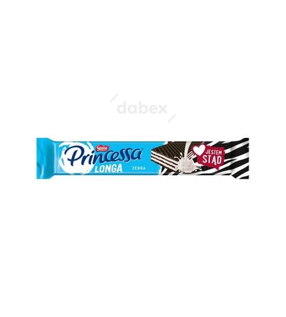 Wafel Princessa Longa Zebra 40g/30