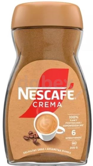 Nescafe Kawa Rozp. Crema 200g/6 IMP