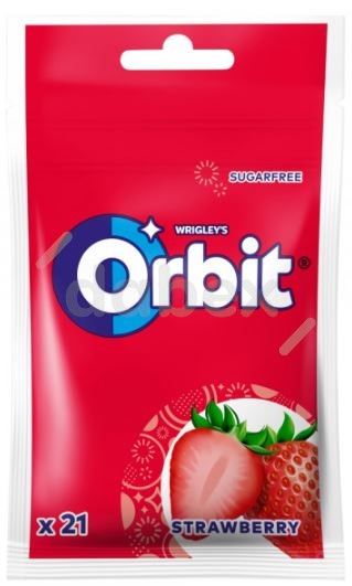 Orbit Strawberry Bag 29g