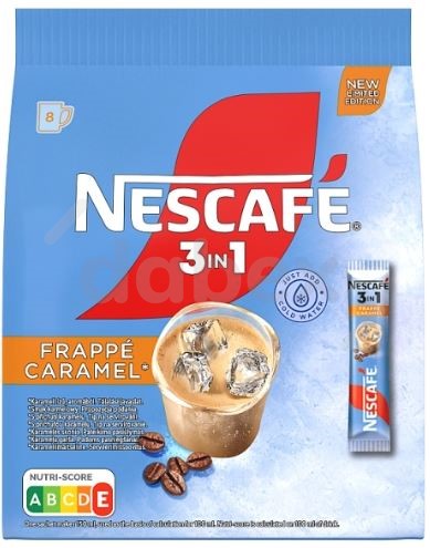 Nescafe 3in1 Frappe Caramel Bag (8*15g)