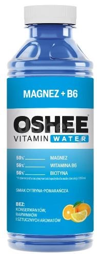 Oshee Vitamin Water Cytryna i Pomarańcza 555ml/6