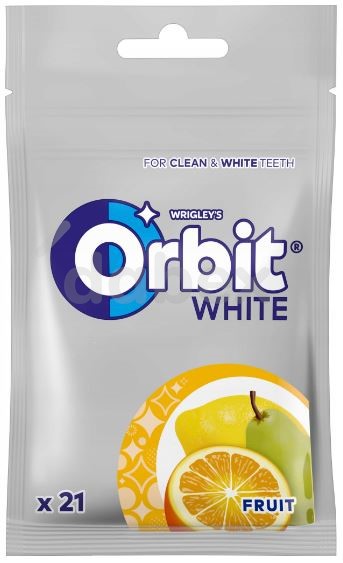 Orbit White Fruit Bag 29g