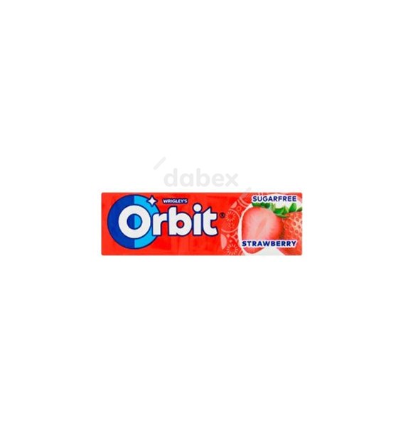 Guma Orbit Strawberry Flavoured 14g/30 IMP