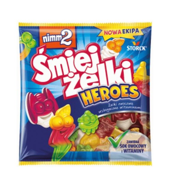 Storck Żelki Nimm2 Śmiejżelki Heroes 90g/24