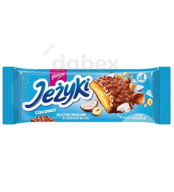 Goplana Ciastka Jeżyki Kokosowe 140g/20