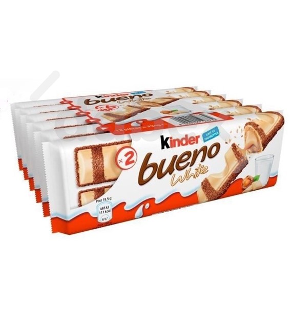 Ferrero Kinder Bueno White 39g/5/30 (5-Pak) IMP