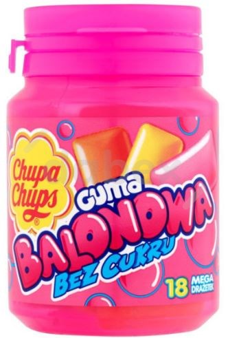 Chupa Chups Bubble Sugarfree Bottle 60g