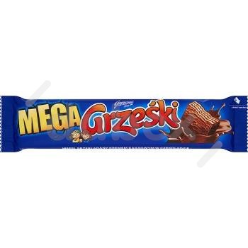 Grześki Waffle Mega with Chocolate 48g