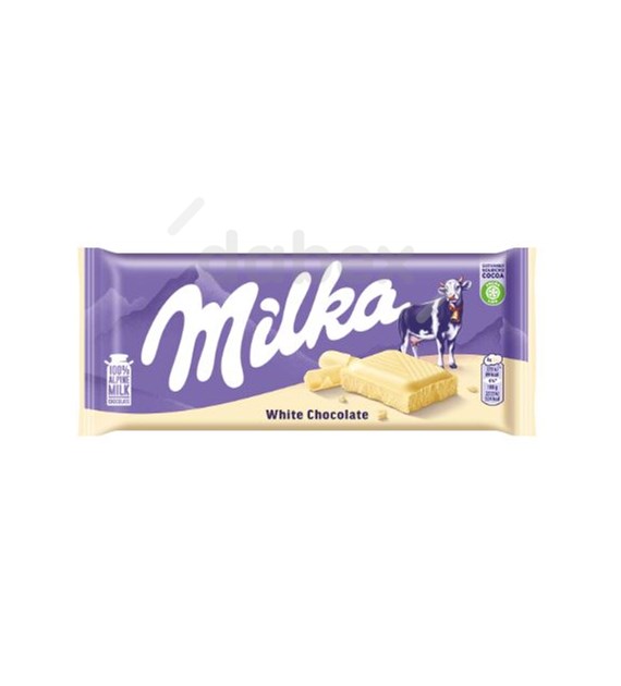 Milka White Chocolate 90g