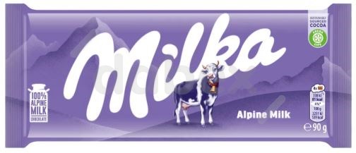Milka Czekolada Alpine Milk Mleczna 90g/25