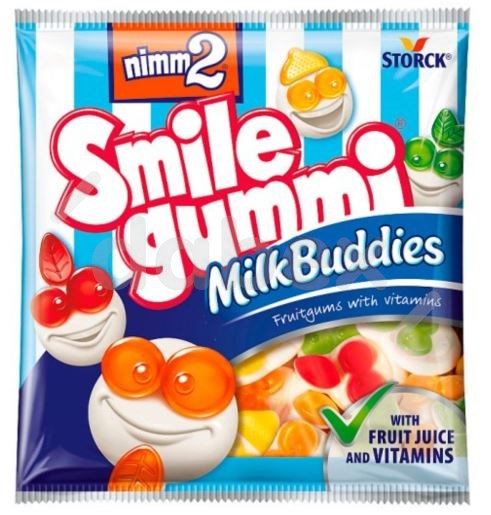 Storck Nimm2 Śmiejżelki Milk Buddies 90g/18 IMP