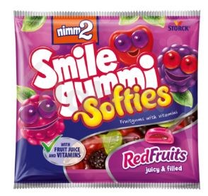 Storck Nimm2 Śmiejżelki Red Fruits 90g/18 IMP