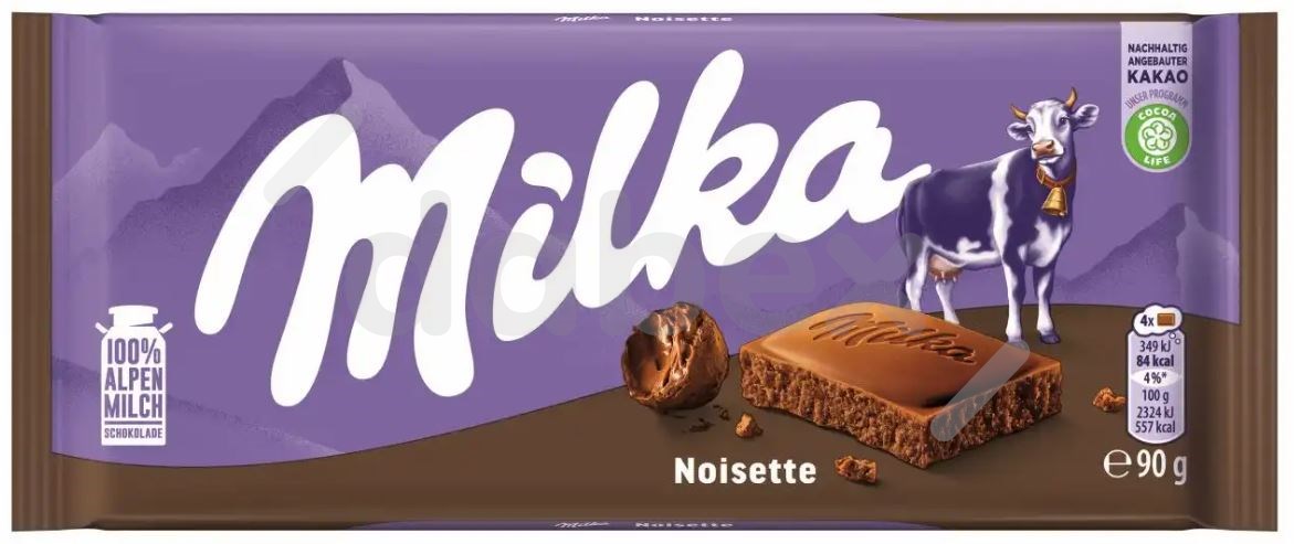 Milka Czekolada Noisette 90g/25 IMP