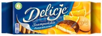 Delicje Szampańskie Pomarańczowe 147g/24