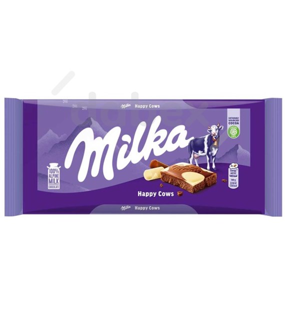 Milka Czekolada Happy Cows (Łaciata)90g/24 IMP