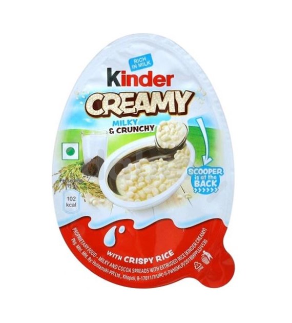 Kinder Creamy Milky&Crunchy 19g