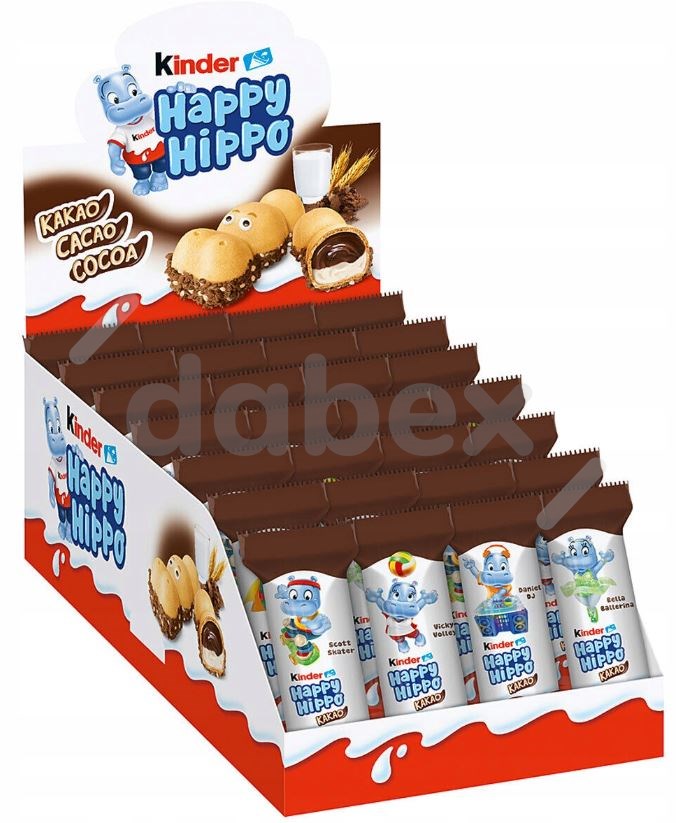 Ferrero Kinder Happy Hippo Kakao T1 20,7g/28 IMP