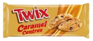 *Ciastka Twix Caramel Centres 144g/8