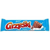 Grześki Waffle with Chocolate Milky 36g