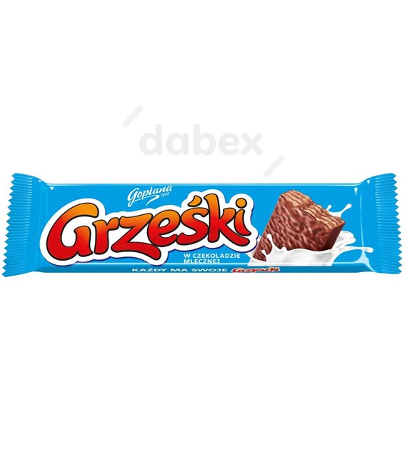 Grześki Waffle with Chocolate Milky 36g