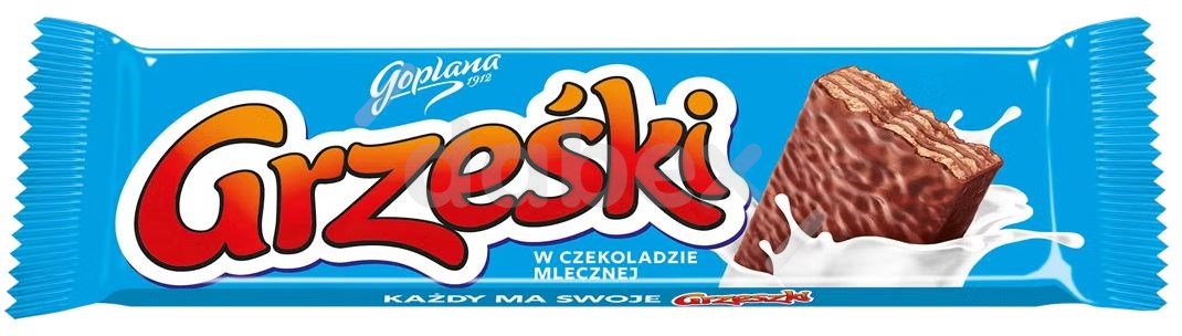 Grześki Waffle with Chocolate Milky 36g