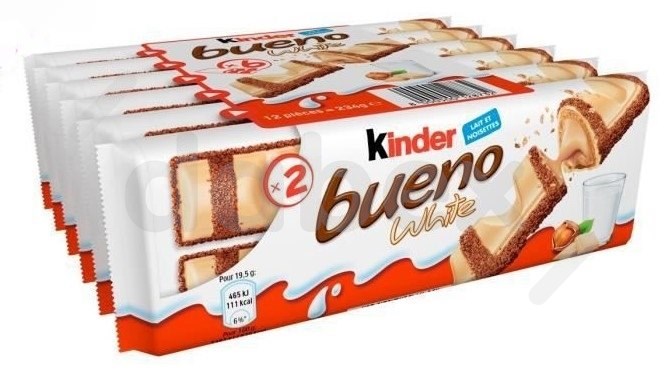 Ferrero Kinder Bueno White 39g/5/30 (5-Pak) IMP