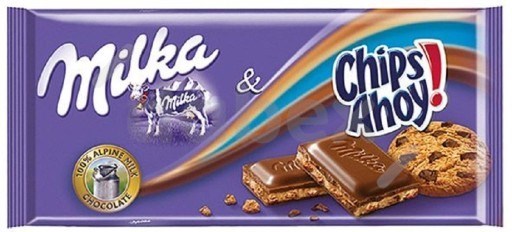 Milka Czekolada Chips Ahoy 100g/22