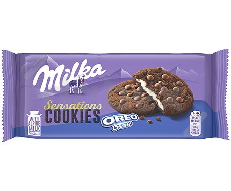 Milka Ciastka Sensations Cookies Oreo 156g/12