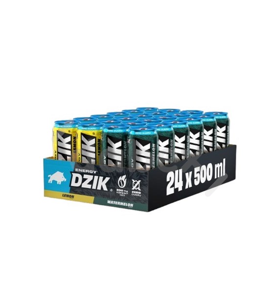 Dzik Energy Drink Watermelon and Lemn Zero 0,5l