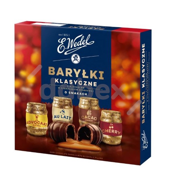 Wedel Czekoladki Baryłki Klasyczne 200g/10