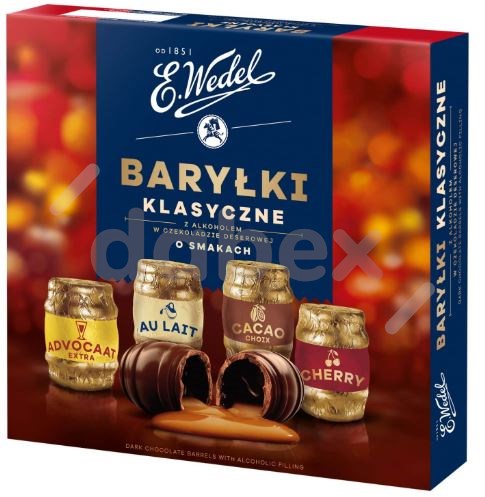 Wedel Czekoladki Baryłki Klasyczne 200g/10
