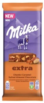 Milka Czekolada Extra Słony Karmel 190g/14 IMP