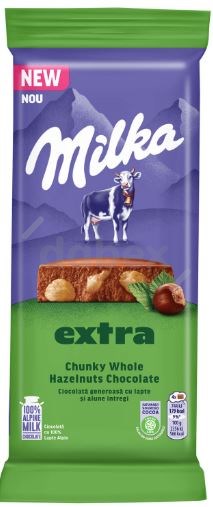 Milka Czekolada Extra Cały Orzech 190g/12 IMP