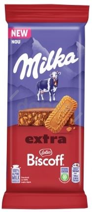 Milka Czekolada Extra Biscoff 190g/15 IMP