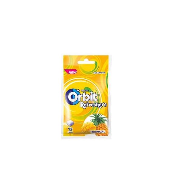 Orbit Refreshers Tropical Bag 26g