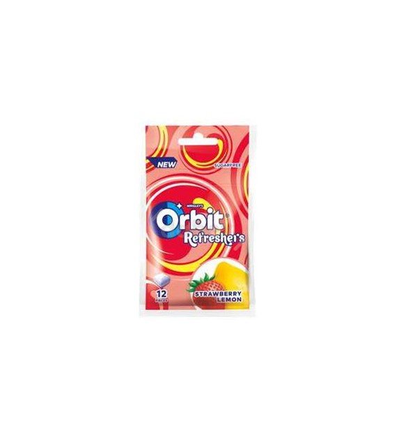 Orbit Refreshers Strawberry&Lemon Bag 26g