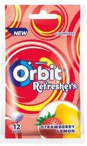 Guma TORBA Orbit Refreshers Strawb-Lemon 26g/15