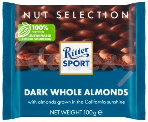 Ritter Sport Czek. Dark Almonds 100g/11 IMP+STI PL