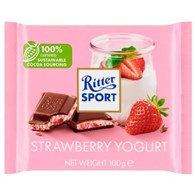 Ritter Czek. Strawb. Yogh. 100g/12 IMP+ STI PL