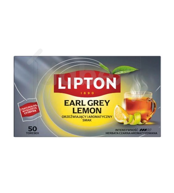 Lipton Earl Grey Lemon Tea (50*2g) 100g