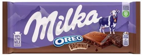 Milka Czekolada Oreo Brownie 100g/22 IMP