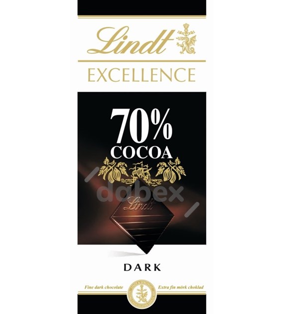 Lindt Czekolada Excellence 70% Cocoa 100g/20 IMP