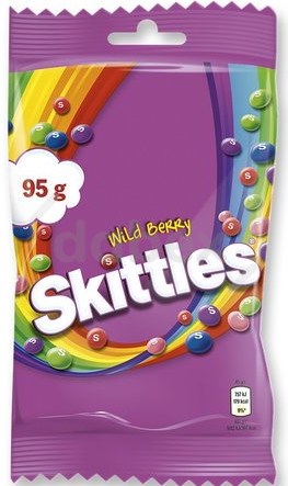 Skittles Wild Berry Fioletowe 95g/18 IMP