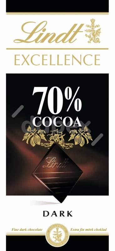 Lindt Czekolada Excellence 70% Cocoa 100g/20 IMP