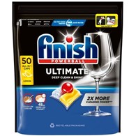 Finish Dishwasher Capsules Ultimate Lemon 645g