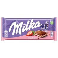 Milka Czekolada Strawberry Truskawka 100g/22 IMP