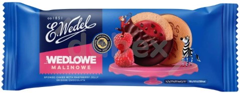 Ciastka Wedlowe Malinowe 147g/24